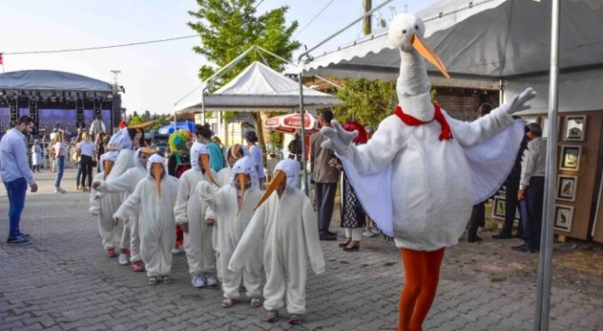 Uluslararası Leylek Festivali yoğun ilgi gördü