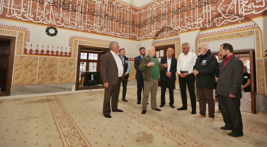 Bursa Büyükşehir Belediyesi'nden İznik Mahmud Çelebi Camii'ne Bakım ve Onarım